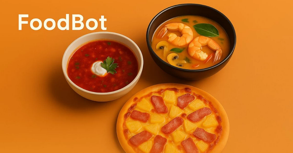Бот для заказа еды в Нячанге FoodBot 🤖